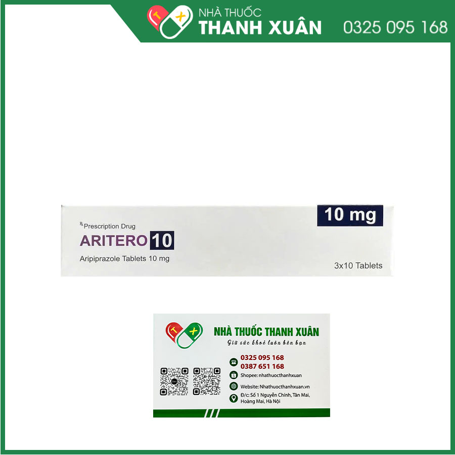 Aritero 10 điều trị tâm thần phân liệt, rối loạn lưỡng cực
